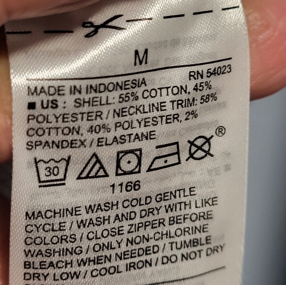 Old Navy Mens Light Gray 1/4 Zip Fleece Lined High Neck Pullover Sweater Size M - Picture 10 of 10